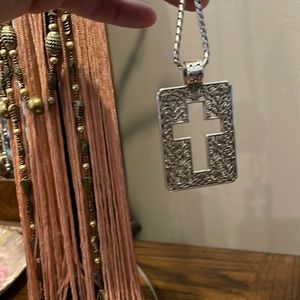 EUC Brighton cross necklace.